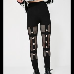 TRIPP MESH GROMMET LEGGINGS